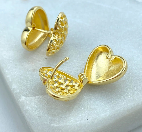 GF Petite Heart-Shaped earrings