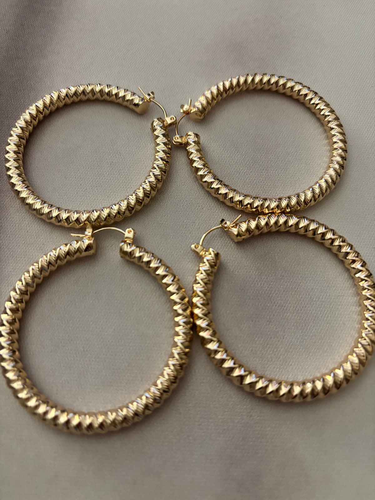 Textured Hoops